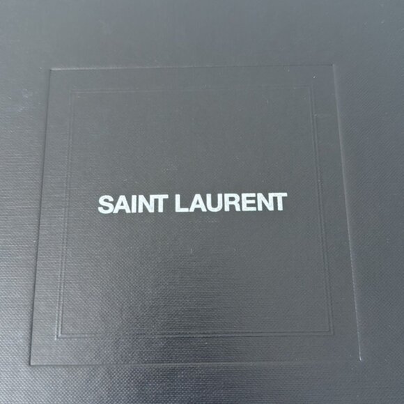 Ysl Black Original Empty Box 10" x 10" x 2" New - Picture 5 of 8
